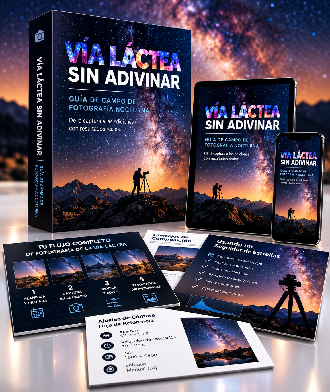 VIA LACTEA SIN ADIVINAR — Guía de Campo de Fotografía Nocturna